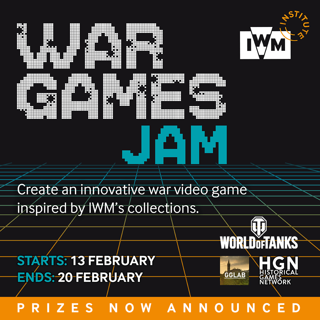 Collaboration with the Imperial War Museum in London for The War Games Jam  copmetition